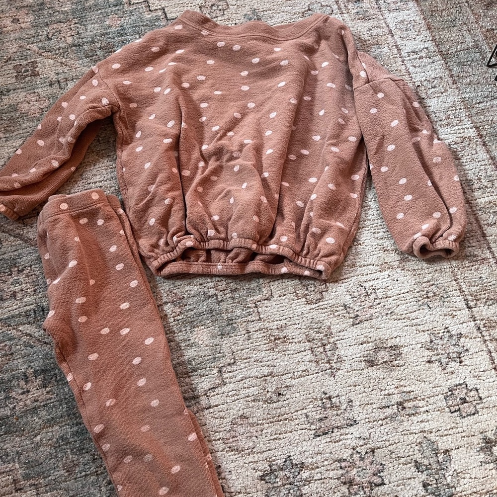 Rylee + Cru polka dot set